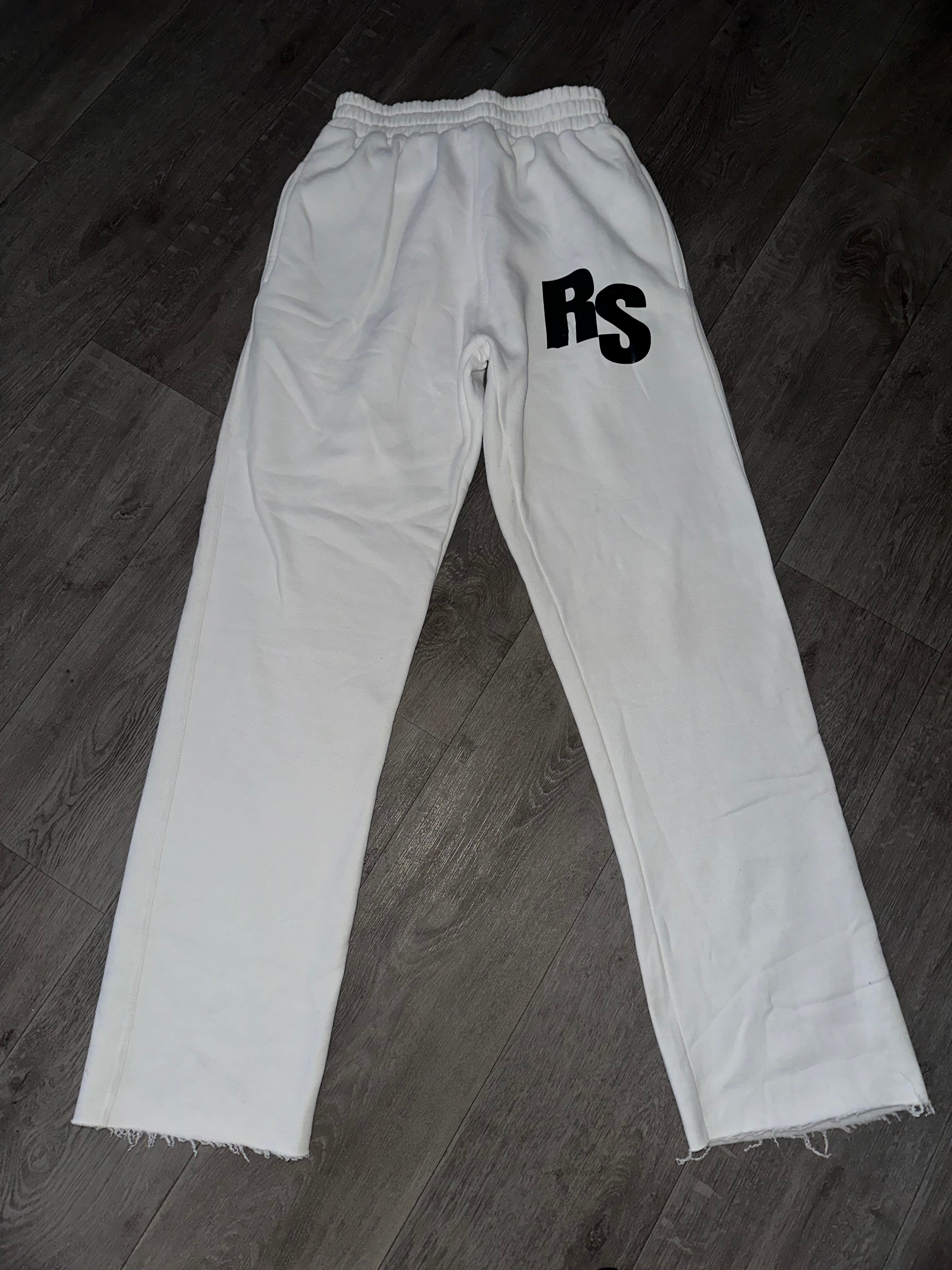 WHITE RS COTTON PANTS